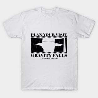 Gravity Falls Plan Your Visit T-Shirt